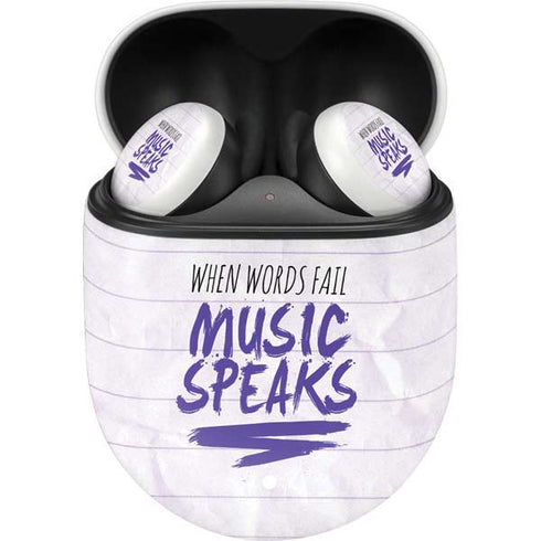 When Words Fail Music Speaks Google Pixel Buds Skin